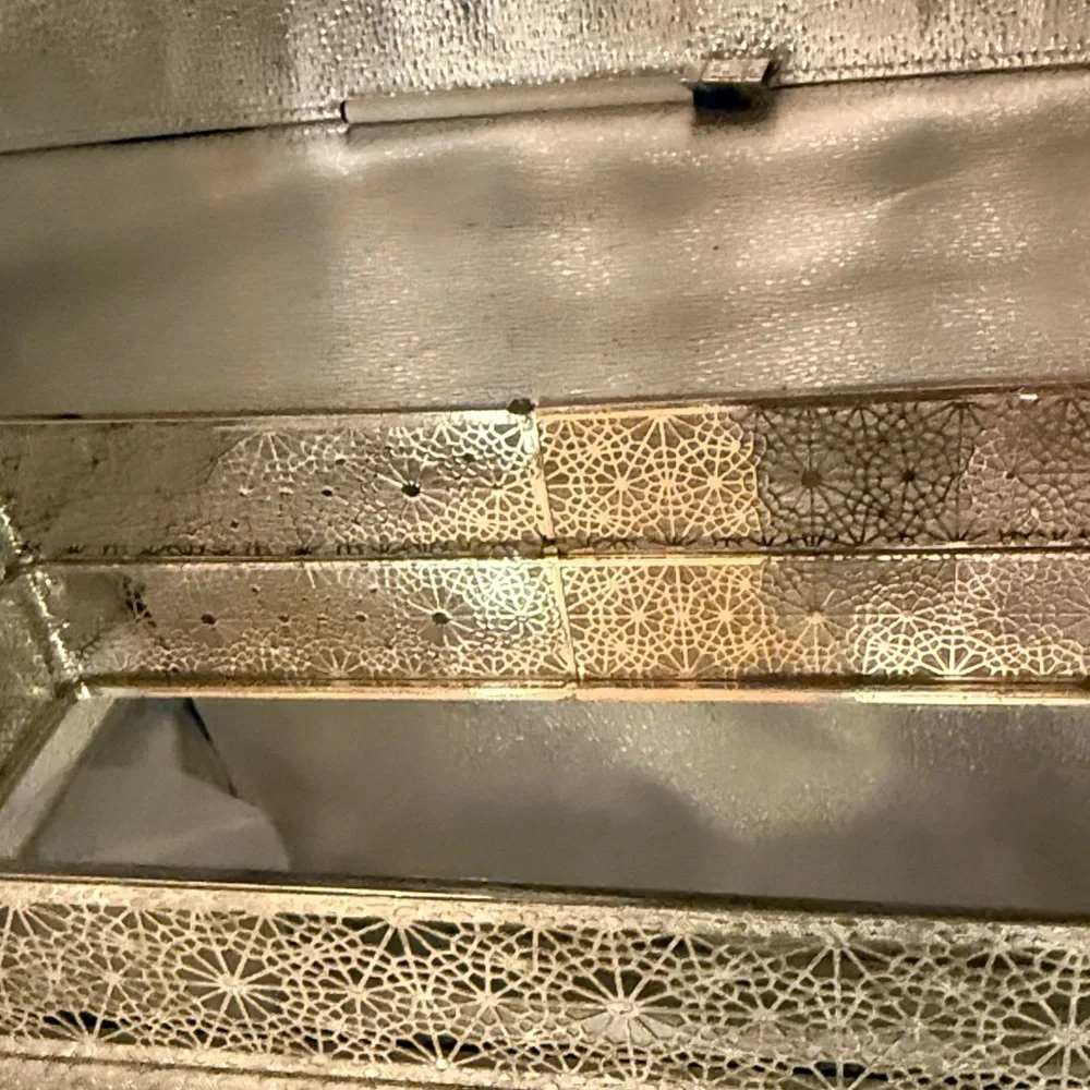 Elegant Silver Vanity Tray